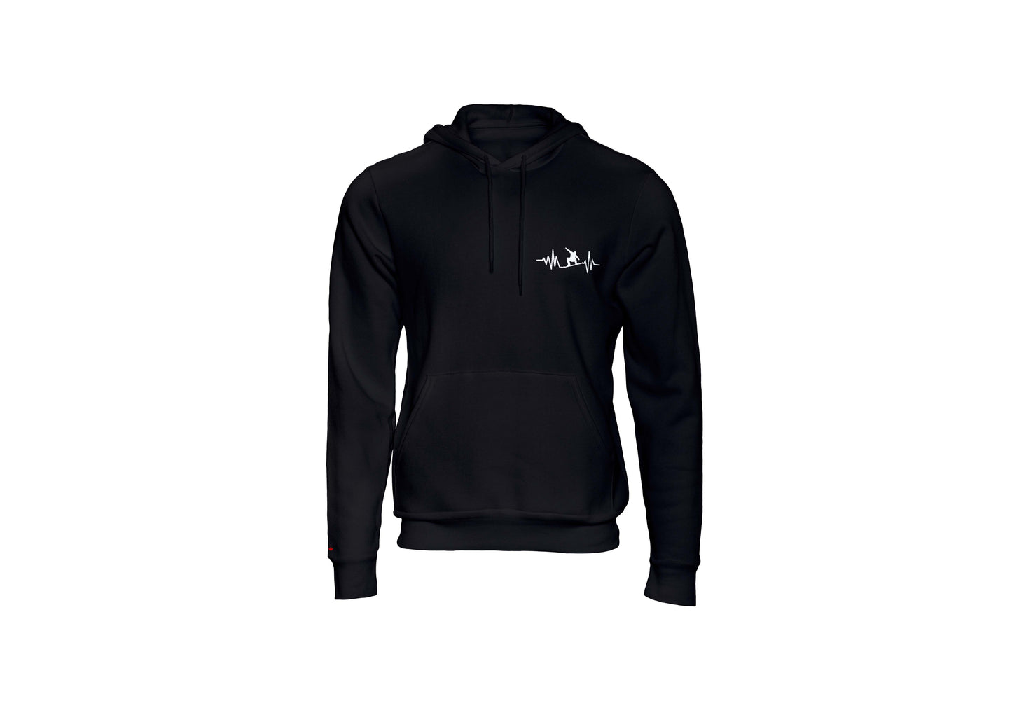 CLASSIC HOODIE - Snowboarder & Mountain Tops