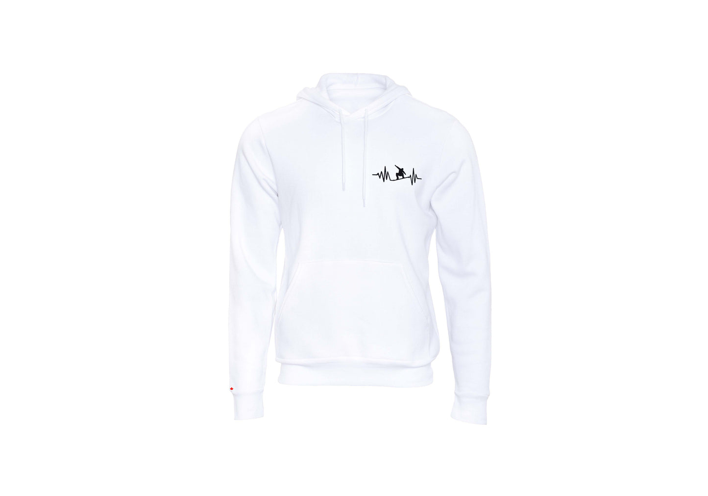 CLASSIC HOODIE - Snowboarder & Mountain Tops